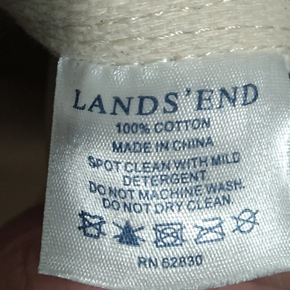 SALE! Lands End Thick Canvas Tote Gently Used (#28) - Picture 12 of 14